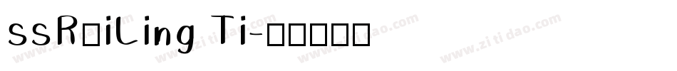 ssRuiLing Ti字体转换